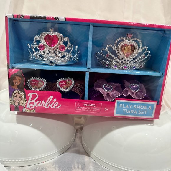 Other - Barbie Play Shoe and Tiara Set